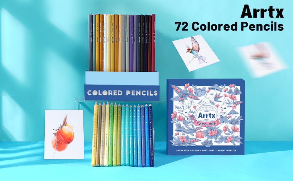Arrtx 72 Colored Pencils