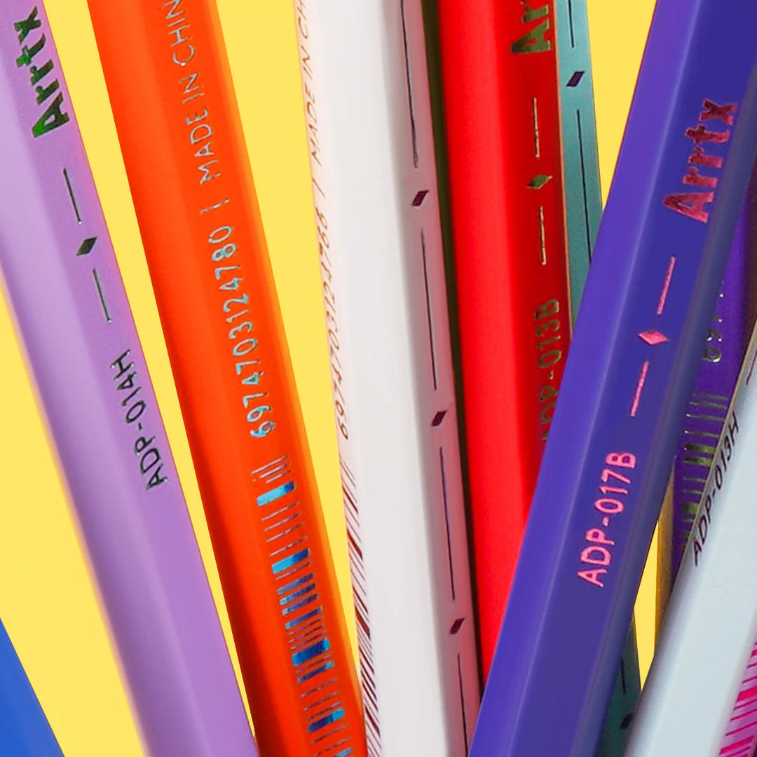 Arrtx piešimo pieštukai 14 rinkinys (4H - 8B) menininko eskizų pieštukai