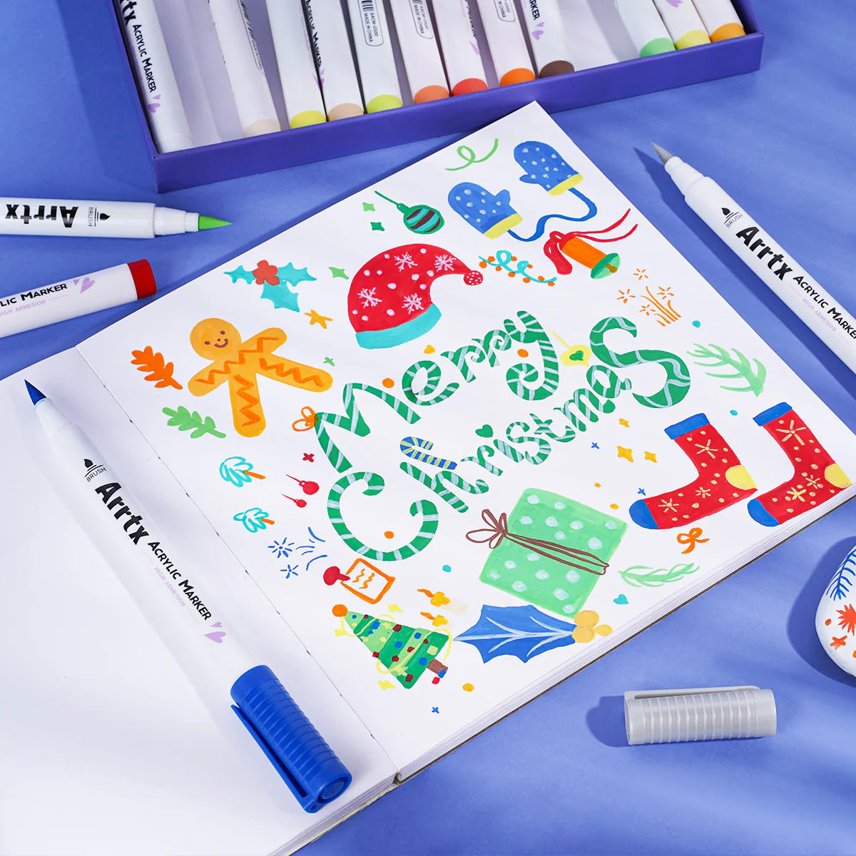 Arrtx 30 Colors Acrylic Paint Pens - 30B