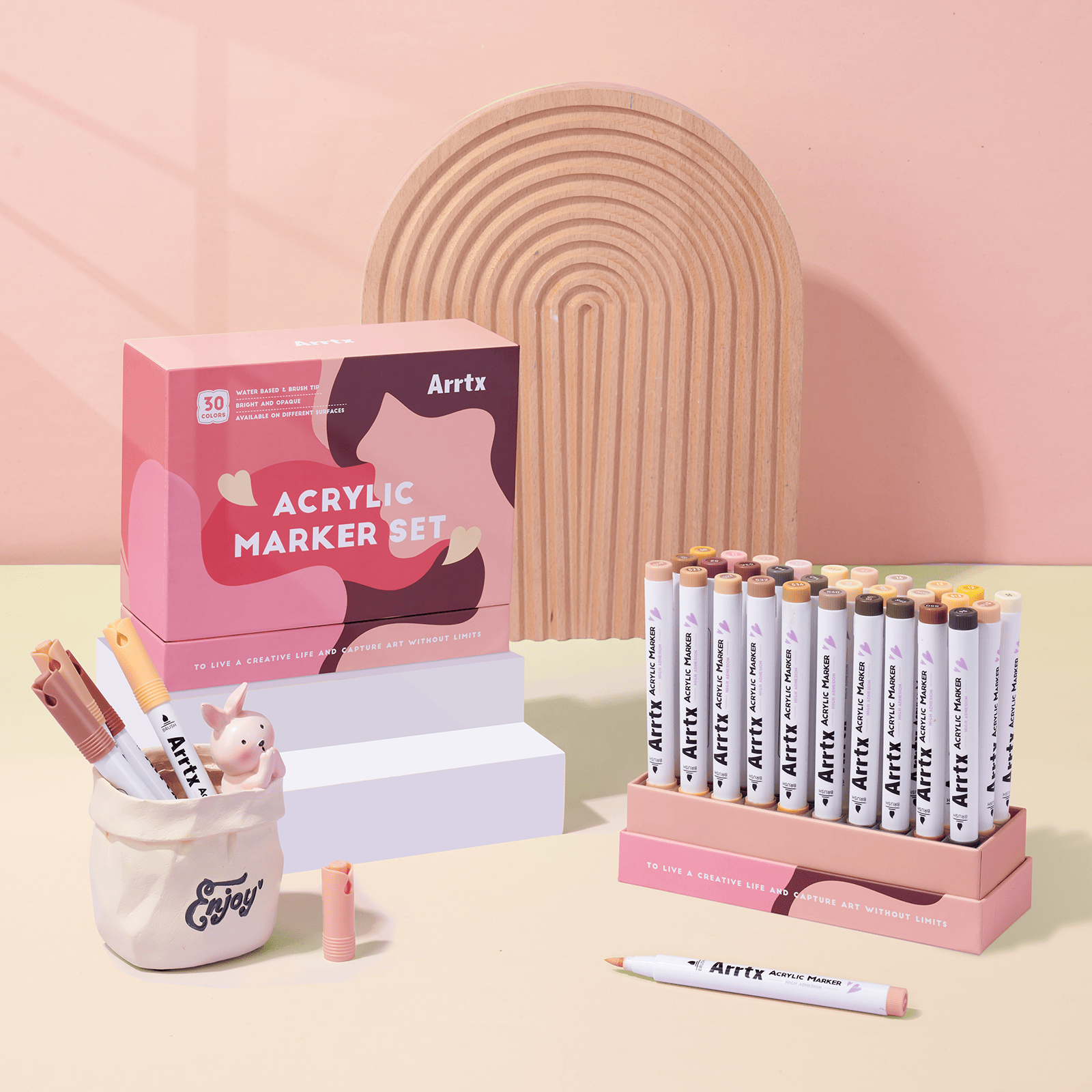 Arrtx 30 krāsu akrila pildspalvas - 30C