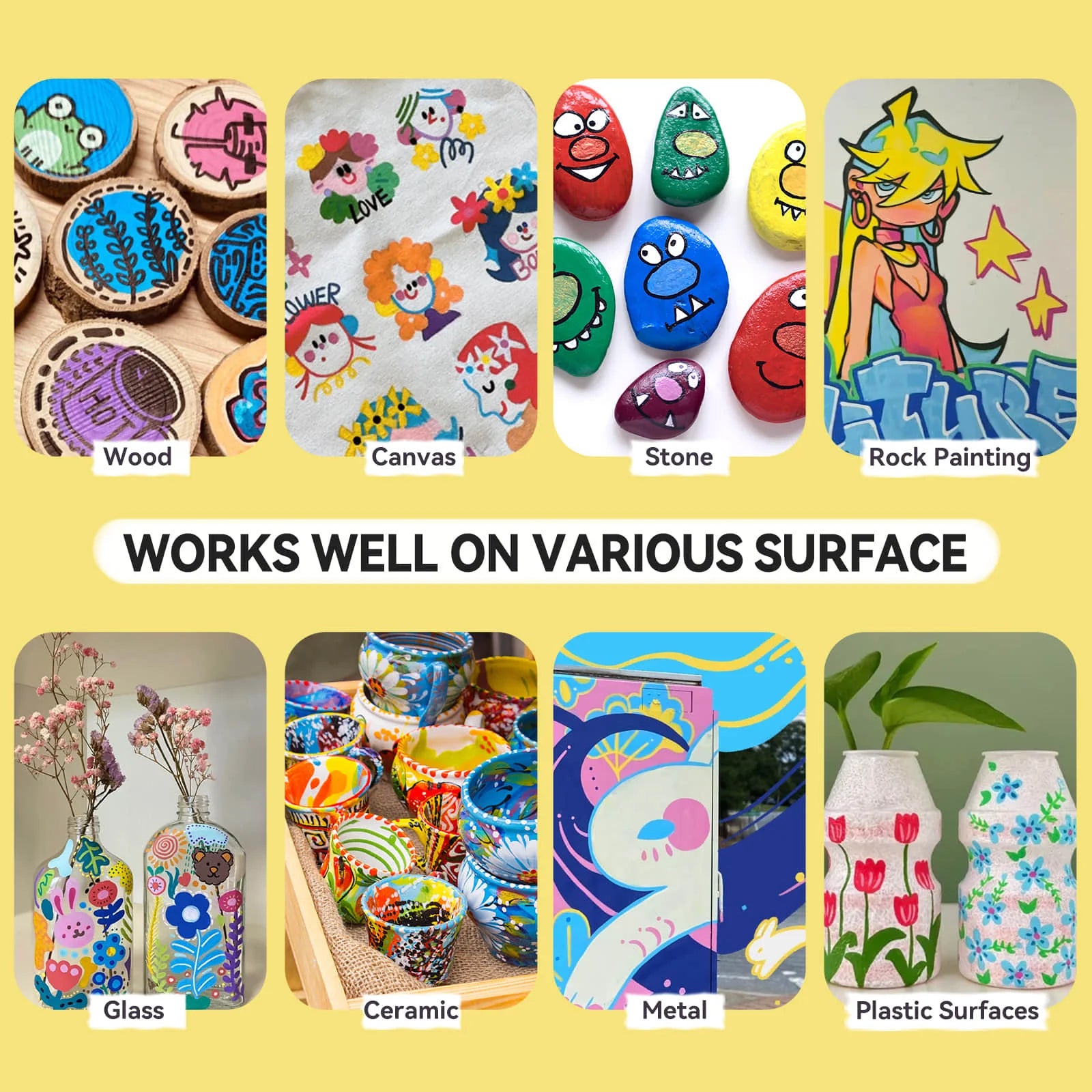 Arrtx 120 Anime krāsu akrila pildspalvas ar otas tipa galu - 120A