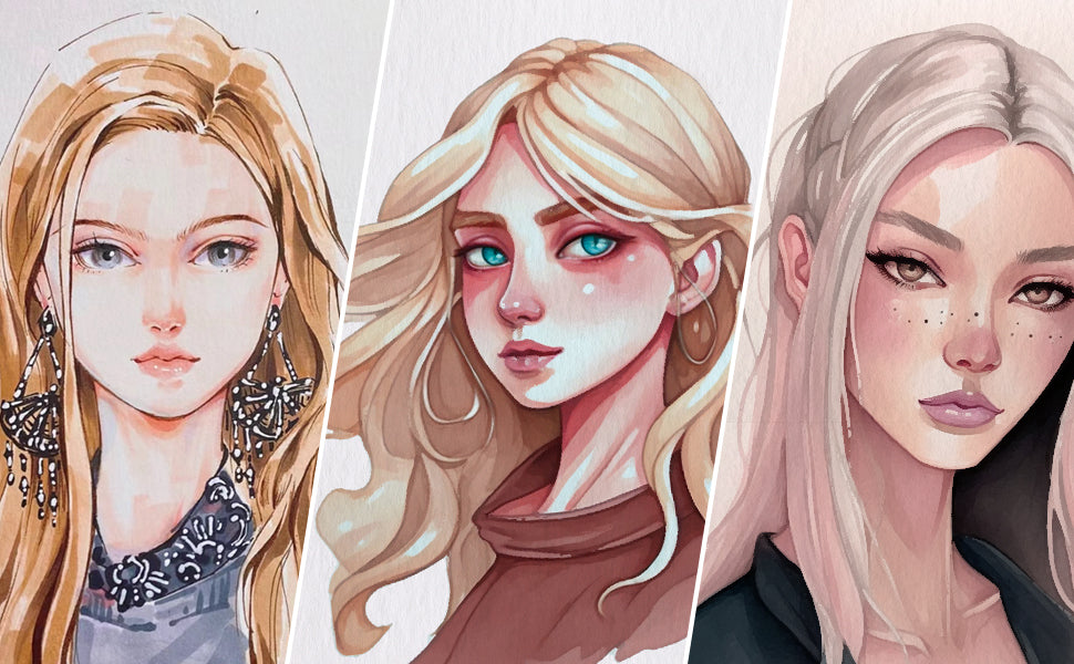 Arrtx OROS 48 krāsu marķieri, ādas tonis