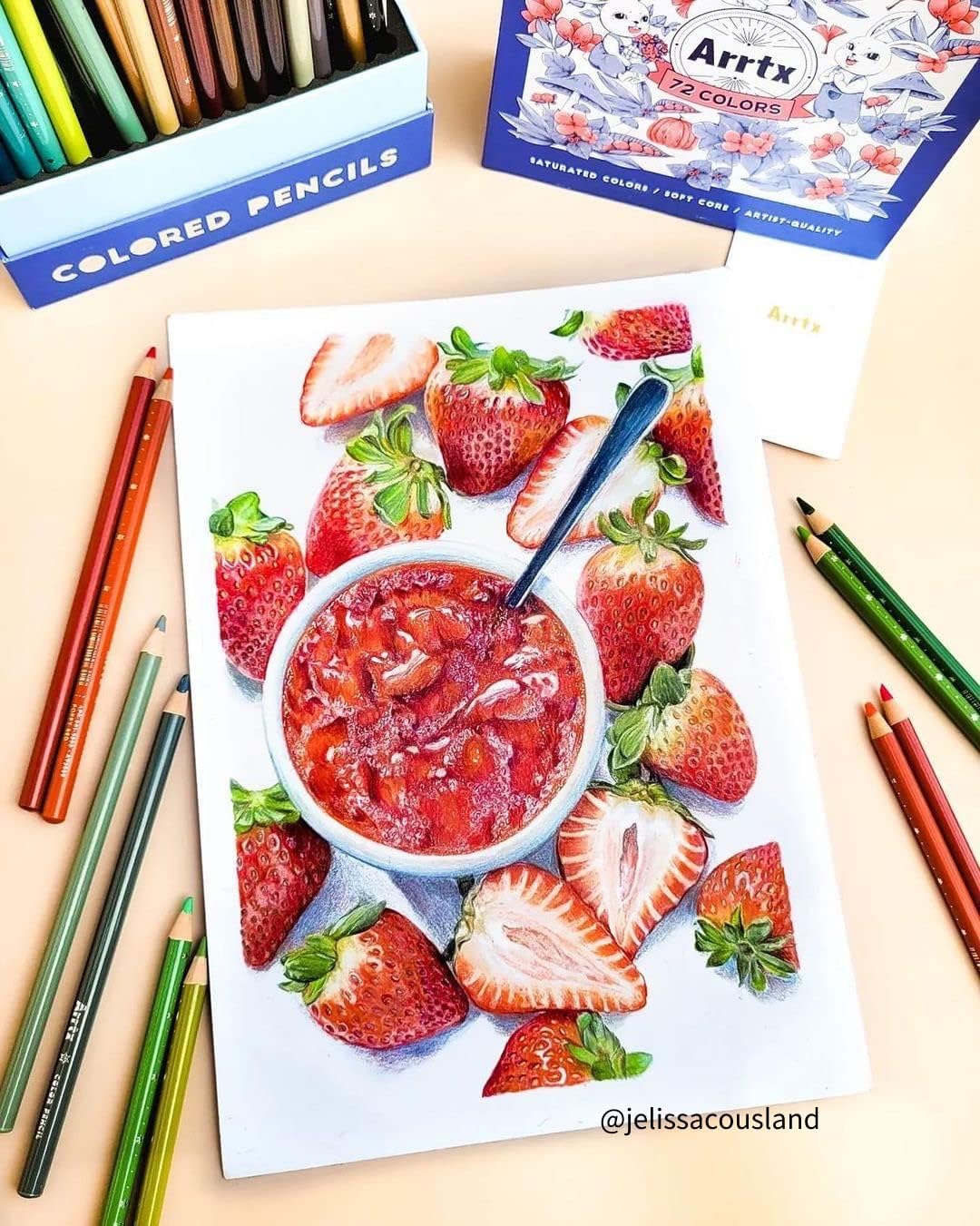 Arrtx 72 Colored Pencils
