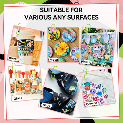 Akrüülmarkerid-viltpliiatsid Arrtx, 112 tk