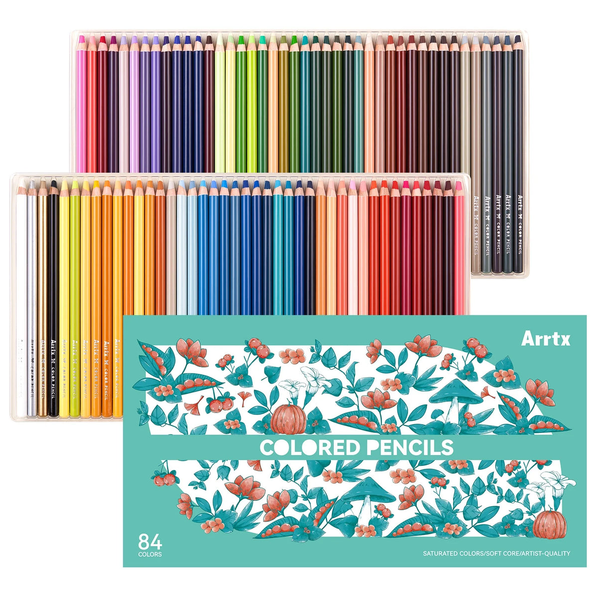 Arrtx 84 Colored Pencils 
