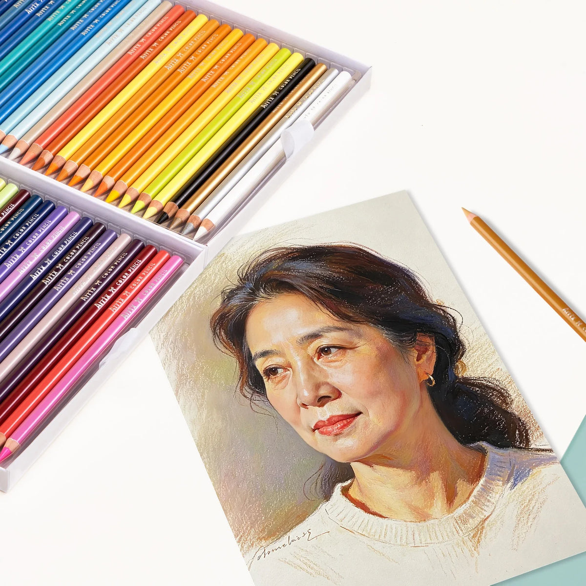 Arrtx 84 Colored Pencils 