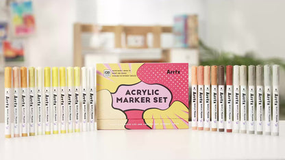 Arrtx 120 Anime krāsu akrila pildspalvas ar otas tipa galu - 120A