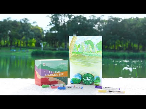 Akrüülmarkerid-viltpliiatsid Arrtx, 60 tk - 60C